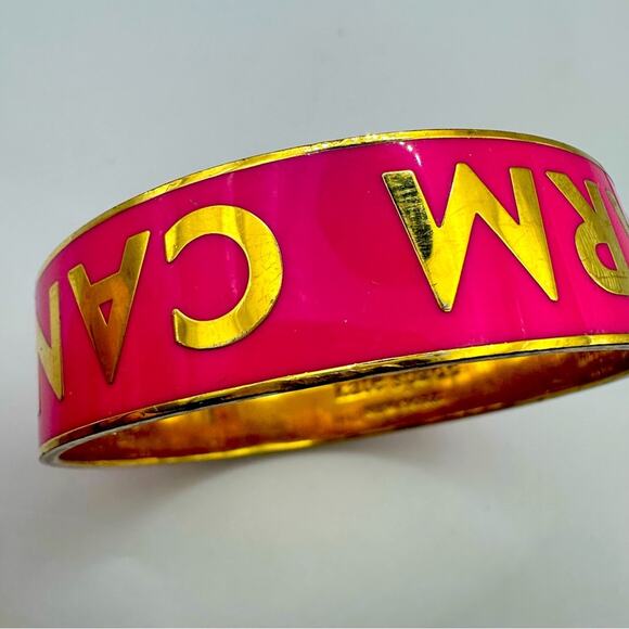 kate spade ARM CANDY Bracelet Pink Gold Bangle Preppy Retro Summer - Picture 14 of 14